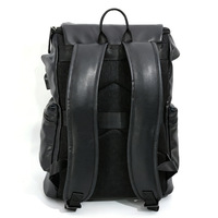 Sac à dos unisexe décontracté en PU souple pour voyage, grande capacité, en polyester, compatible ordinateur portable 16 pouces, léger, pour les déplacements quotidiens et les voyages d'affaires