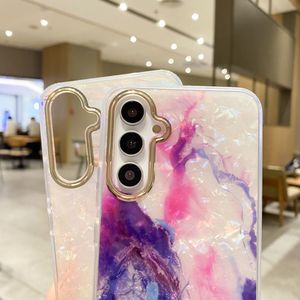 Cầu Vồng Aurora Leopard trường hợp Đối với Samsung S24 Ultra S23 FE S22 cộng với A55 A54 A53 A52 A35 A34 A25 A24 A23 A15 A14 A13 đá cẩm thạch Bìa - Product Image 3