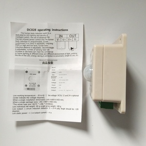 Interruptor de luz con Sensor de movimiento infrarrojo DC028, 2 A, PIR, interruptor de inducción del cuerpo humano - Product Image 5