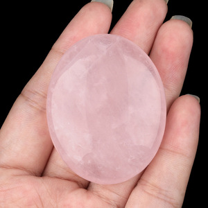 Piedras de Cristal Curativas al por Mayor: Jaspe Rojo, <span class=keywords><strong>Cuarzo</strong></span> Rosa, Amatista, Piedra de Palma, Piedra de Destello Azul para Meditación - Product Image 3