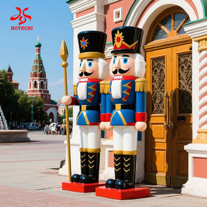 Statuetta Soldato Schiaccianoci <span class=keywords><strong>di</strong></span> Natale per Esposizioni in Negozi, Centri Commerciali e Giardini per Pesce d'<span class=keywords><strong>Aprile</strong></span>, Laurea, Giorno del Ringraziamento, <span class=keywords><strong>Festa</strong></span> del Papà - Product Image 3