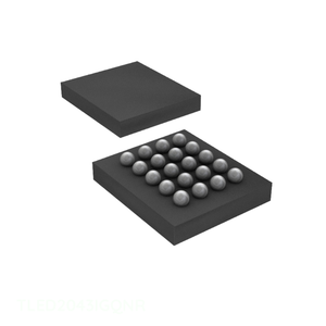 วงจรรวมไดรเวอร์ IC LED แบบเส้นตรง50MA TLED2043IGQNR ต้นฉบับ20BGA การจัดการพลังงาน (PMIC) 20 VFBGA - Product Image 1