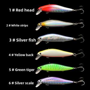 Leurre Minnow en Acier Inoxydable Argenté, Lame de Couteau Grande Taille, Ultra-Lanceur Longue Portée, Minnow Coulant, Système Dead-Fly, Bouche Inclinée, pour <span class=keywords><strong>Poisson</strong></span> Mandarin Vivant - Product Image 2