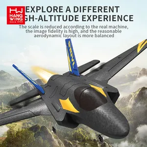 HW से खिलौने बच्चों के खिलौने आर सी रेडियो बिजली विमान मॉडल विमान 2.4G चार-पास रिमोट कंट्रोल ग्लाइडर के साथ फोम gyroscope