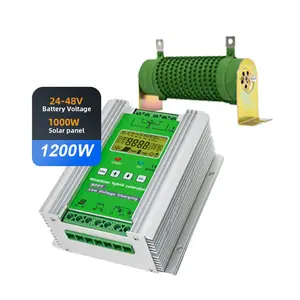 Fabbrica della Cina 1000W 1200W MPPT vento ibrido solare Boost 24V 48V carico di scarico generatore eolico pannello solare regolatore di carica