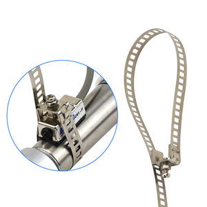 Cilindro Neumático de Acero Inoxidable con Soporte para Interruptor Magnético y Montaje con Abrazadera para Cables - Product Image 2