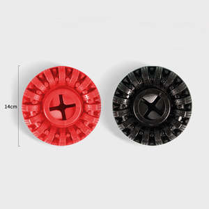 ของเล่นเคี้ยวสำหรับสุนัขแบบ TPR ที่เป็นมิตรต่อสิ่งแวดล้อม ทนทาน ทันสมัย เหมาะสำหรับสุนัขที่ชอบเคี้ยวแบบรุนแรง ช่วยกระตุ้นการกัดและทำความสะอาดฟัน - Product Image 4