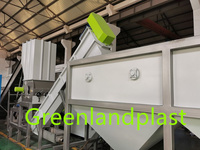 Greenlandplast Film LDPE Machine à Laver LDPE Réservoir Flottant Film HDPE Machine à Laver Déchets Plastique