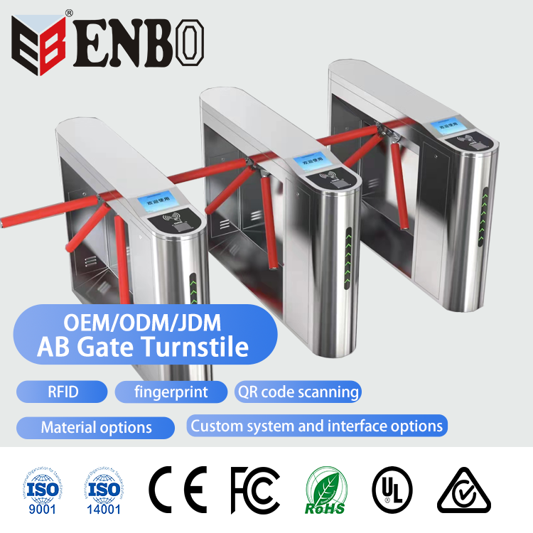 WIFI Control Tripod Turnstile Multi Country Operated Common Areas QR Rfix Access Control IP68 Protection Anti-Tailgating · image 4