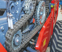 Machine à balles rondes de qualité commerciale à haut rendement pour la récolte du fourrage 9YG-2.24 S900 pour les opérations agricoles à grande échelle