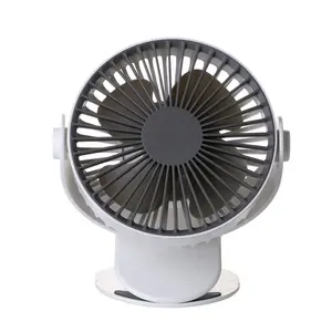 VENTILADOR DE MESA USB portátil, miniventilador de escritorio recargable con Clip, rotación de 360 grados, 3 velocidades, ajustable