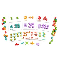 Jouets éducatifs en bois en gros pour l'apprentissage précoce : Tableaux de comptage pour enfants