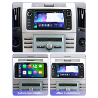 MEKEDE Android lecteur vidéo de voiture écran tactile ADAS DVR système de navigation gps pour 6.2 pouces Toyota universel FM AM