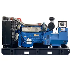 Solid solid daya mesin 200/250/300/400KW KVA 50/60hz Set generator senyap Diesel pendingin air