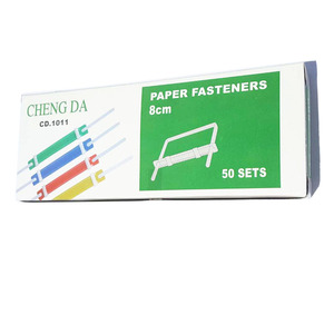 Đôi Lông Từ Hot-Bán Đầy Màu Sắc Nhựa Kẹp Giấy 8Cm Nickel-Mạ Ràng Buộc Dải Và Nhẫn Trong Hộp Giấy - Product Image 5