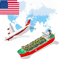 Agence de transport multimodal de la Chine vers les États-Unis Service logistique d'expédition de fret aérien mer terre sûr et rapide bon marché LCL + Express
