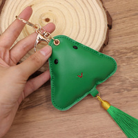 Porte-clés en cuir PU en forme de Zongzi, pendentifs créatifs en cuir, porte-clés de voiture, breloques portables pour sac à main, cadeaux pour femme et fille