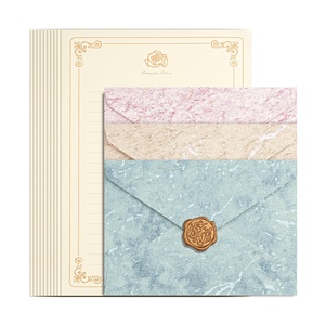 Set di Cancelleria con Buste Dorate - Biglietti d'Auguri Personalizzati per Lettere d'Amore, Regalo per il Festival Qixi, per Celebrazioni di Compleanno di Ragazze e Ragazzi - Product Image 5