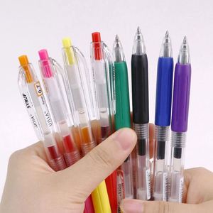 Customizable Office & School Supplies <b>Retractable</b> 0.5mm Gel <b>Pen</b> Neutral Ink with Logo Blue Red Purple Green Black Paper Material - Product Image 6