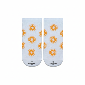 <b>Orange</b> Slice Ankle <b>Socks</b> Breathable Lightweight Nylon Floral Animal Jacquard Embroidery Disposable One Fits All Daily Summer Bag - Product Image 2