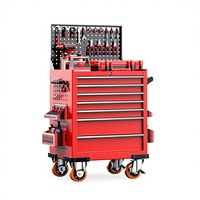 Carro de herramientas móvil de acero con 7 cajones, personalizable OEM/OBM, certificado CE, capacidad de carga de 500 kg