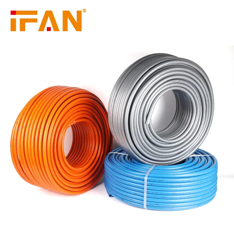 ท่ออลูมิเนียมคอมโพสิตพลาสติก ifan อุณหภูมิสูง PEX Al PEX ท่อคอมโพสิต PEX 16x2.0mm