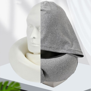 Nouvel Oreiller de Voyage 3-en-1 en Mousse à Mémoire de Forme, Fin et Ventilé, Idéal pour les Longs Trajets en Avion - Product Image 5