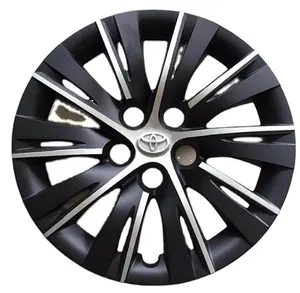 عالمية مصنع توريد سيارة شعار جديد أسود عجلة مركز قبعات ريم Hubcap 75 سيارة accessorios Para Auto