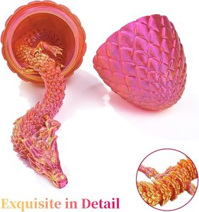 Huevo de Dragón Chino Ecológico de PLA - Impreso en 3D con Temática Animal - Regalo Educativo Coleccionable para Niños - Product Image 4