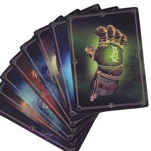 Cartas de Juego Personalizadas con Impresión Offset, Negras con Lámina Dorada y Tarjetas de Artículos Mágicos - Product Image 3