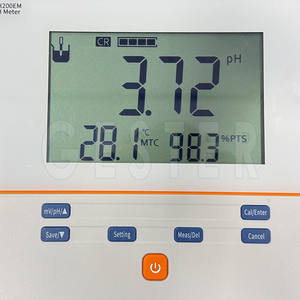 GESTER PH 측정기 GT-H03 고해상도 LCD 실험실 테스터 1 년 보증 PH/mV 매개 변수 자동 읽기 연속 측정 - Product Image 5