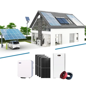 ระบบไฮบริดโซลาร์เซลล์ 10kw 20kw 30kw พร้อมระบบกักเก็บพลังงาน 50kw ชุดสมบูรณ์แบบ ออลอินวัน ระบบพลังงานแสงอาทิตย์สำหรับบ้านแบบเรียงซ้อนแนวตั้ง - Product Image 3