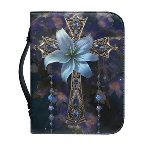 Commercio all'ingrosso della fabbrica di alta qualità nuovo arrivo creativo personalizzato sublimazione in bianco stampabile in pelle sintetica bibbia cover borsa per le donne degli uomini - Product Image 1