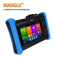 WANGLU penguji Kamera CCTV multifungsi, pengukur panjang gelombang & Range1310/1550 34/34, serat optik, Tester kamera IPC multifungsi OTDR & CCTV
