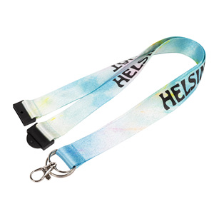 New Productideas ECO-friendly Recyclable Polyester Silk Screen Printing Lucky PET Sublimation Plain Lanyard Promotional Lanyards