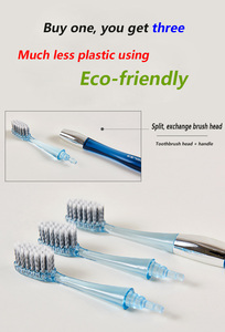 Bàn chải đánh răng bằng nhôm cao cấp dành cho người lớn, có thể thay thế, dùng cho du lịch hoặc tại nhà - Product Image 6