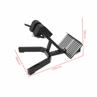 Banc d'hyperextension commercial, chaise romaine de musculation pour le dos, les fessiers et les ischio-jambiers