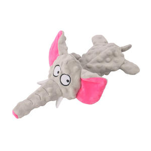 Jouet à mâcher pour chien en forme d'éléphant, durable, non rempli, en coton, jouet qui couine, peluche, style dessin animé, fournitures pour animaux de compagnie - Product Image 6