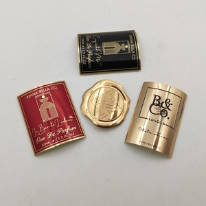 Parfüm özel marka etiketleri özel tasarım lüks parfüm şişesi cam şişeler ambalaj için alüminyum etiket Metal etiketler - Product Image 6