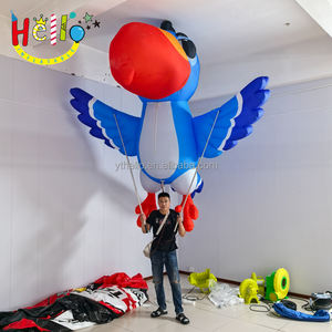 Evento temático callejero, disfraz de pájaro inflable, marioneta de <span class=keywords><strong>loro</strong></span> para actuación de desfile - Product Image 2