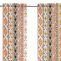 Rideaux en coton imprimés modernes de luxe personnalisables en gros - Ignifuges, imperméables, occultants, écologiques, à œillets pour la maison