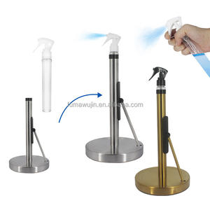 מתלה מתכת נירוסטה נתיק נייר גלגול עם משאבת ספריי פלסטיק מנקה משאבת מחזיק מגבת נייר יוקרה - Product Image 1