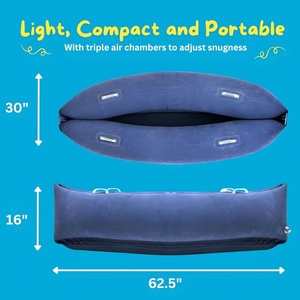 Inflatable Autism Sensory Therapy Compressed Portable Folding Recliner Soothing Relaxation Area Kids Couch Boat Couch - Product Image 5