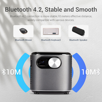 Hotack Grande Promotion Projecteur Intelligent Android DLP Full HD Cube Portable Home Cinéma 4K pour Téléphone Mobile Mini Projecteur LED