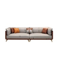 Modernes Luxus-Büro-Ledersofa-Set Konvertierbar mit Massage Umweltfreundlich Langlebig für Empfangsbereich Hotel-Lobby
