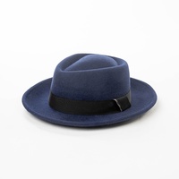 Nouveau Chapeau Fedora Tendance Automne Hiver 2026 avec Ruban Tressé en Feutre 100% Laine – Style Britannique Quotidien Jazz