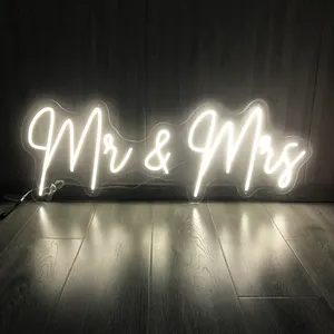 Dropping Ship Custom Neon Sign No MOQ with Remote Controller LED Adapter Miss You Neon Sign for Party Wedding