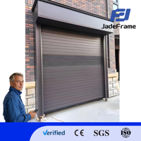 Porte à enroulement en aluminium moderne coupe-vent pour atelier et supermarché