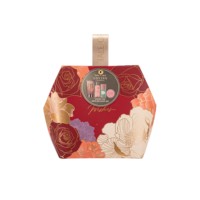 Coffret Cadeau Spa Femme pour la Fête des Mères : Gel Douche Rose 75ml, Déodorant Corporel 50ml, Lait Corporel 85ml, Pastille de Bain Effervescente 50g