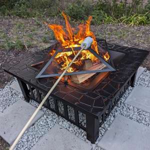 Fournitures de jardin <span class=keywords><strong>Table</strong></span> de <span class=keywords><strong>brasero</strong></span> multi-fonctions pour arrière-cour <span class=keywords><strong>Table</strong></span> carrée pour <span class=keywords><strong>barbecue</strong></span> Grill <span class=keywords><strong>Table</strong></span> - Product Image 5